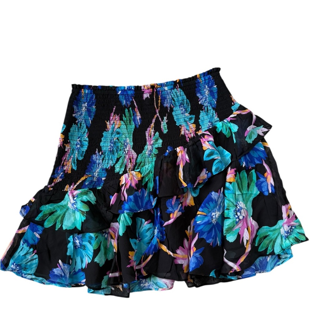 Milly Ginny Cosmo Ruffled Skirt